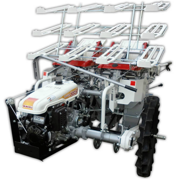 MINORU日本進口步行式2行蔬菜插秧機VP245B